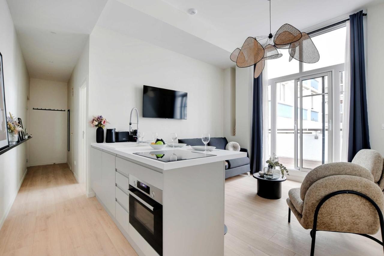 Modern Apartment - 2Br-6P - Eiffel Tower Paris Exterior foto